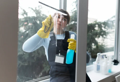 Nettoyage de vitres intérieures et extérieures au Breuil-sur-Couze